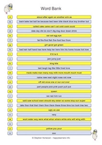 Word Bank Year Two